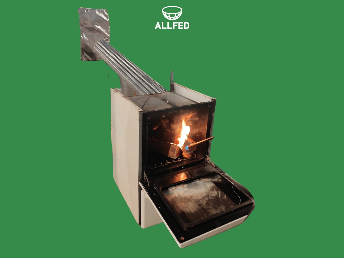 Repurposed ovens to meet heating needs when infrastructure fails